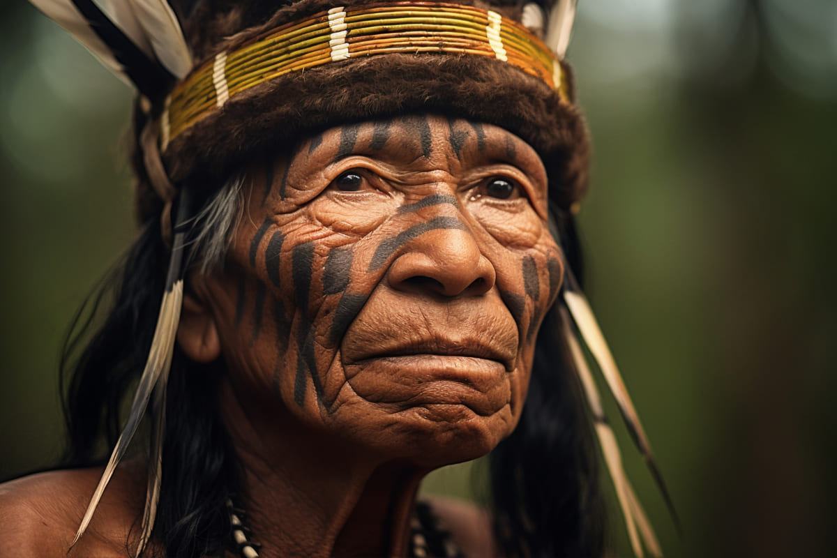 figuras dos povos indígenas no Brasil